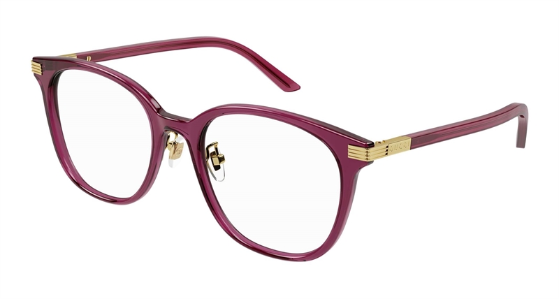 Gucci GG1453OK-003 Brillestel (Form: Rund - Farve: Rød)