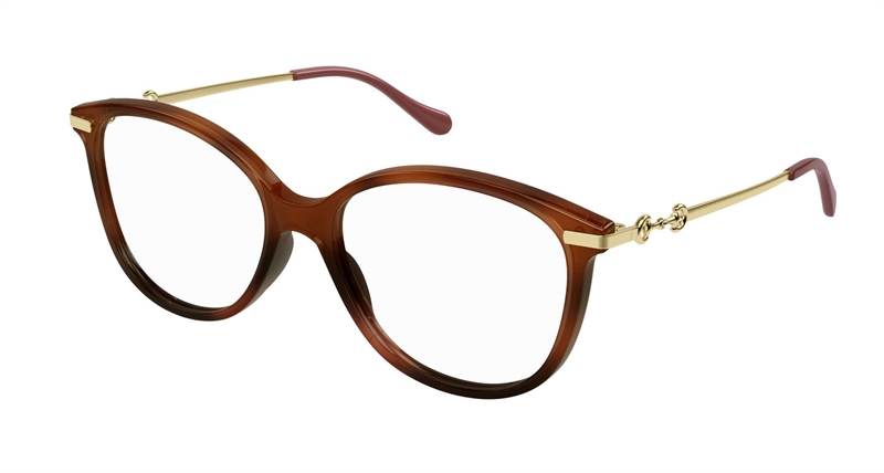 Saint Laurent GG0967O Brillestel (Form: Cat Eye - Farve: Havana)