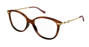 Saint Laurent GG0967O Brillestel (Form: Cat Eye - Farve: Havana)