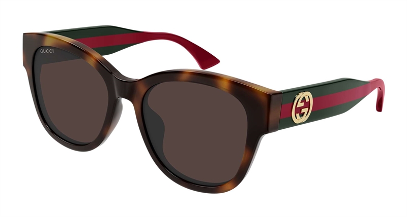 Saint Laurent GG1866SK-002 Solbrille (Form: Firkantet - Farve: Havana)