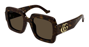 Gucci GG1547S-002 Solbrille (Form: Pilot - Farve: Havana)
