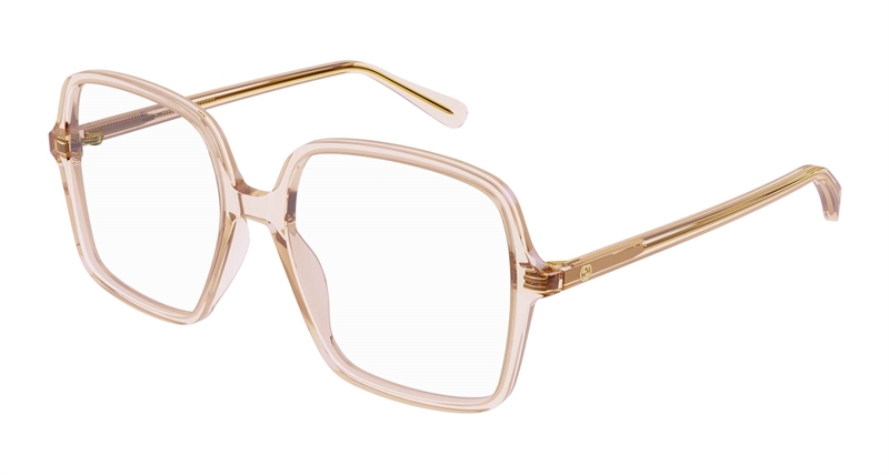Gucci GG1003O-006 Brillestel (Form: Pilot - Farve: Transparent)