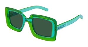 Gucci GG1718S-003 Solbrille (Form: Pilot - Farve: Grøn)