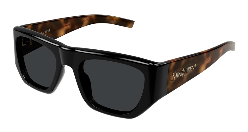 Saint Laurent SL 740-004 Solbrille (Form: Pilot - Farve: Sort)