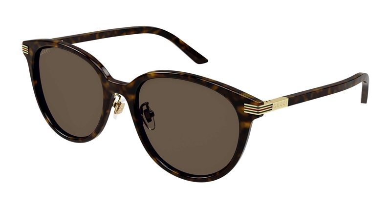 Gucci GG1452SK-002 Solbrille (Form: Rund - Farve: Havana)
