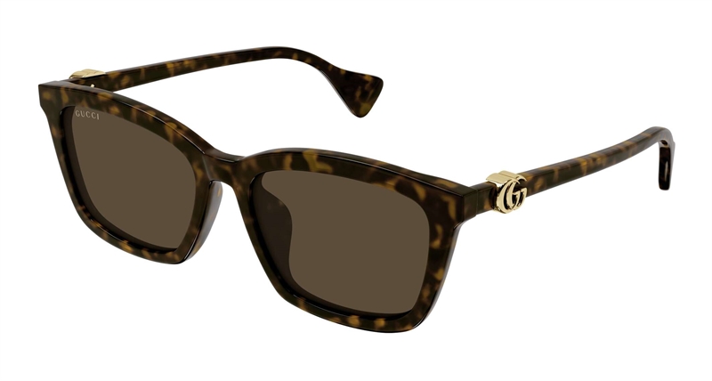 Gucci GG1596SK-003 Solbrille (Form: Pilot - Farve: Havana)