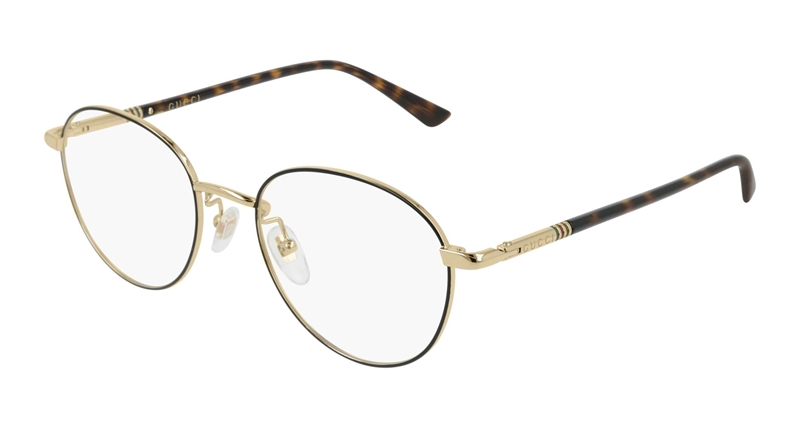Gucci GG0392O-002 Brillestel (Form: Rund - Farve: Sort)