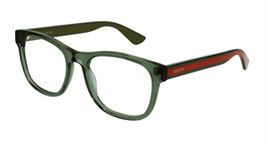 Gucci GG0004ON-011 Brillestel (Form: Rund - Farve: Grøn)