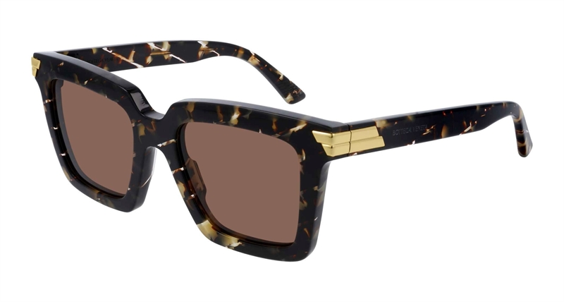 Bottega Veneta BV1005S-007 Solbrille (Form: Pilot - Farve: Havana)