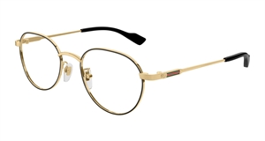 Gucci GG1747OA-001 Brillestel (Form: Rund - Farve: Guld)