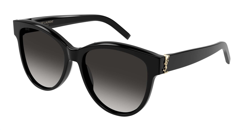Saint Laurent SL M107-002 Solbrille (Form: Cat Eye - Farve: Sort)