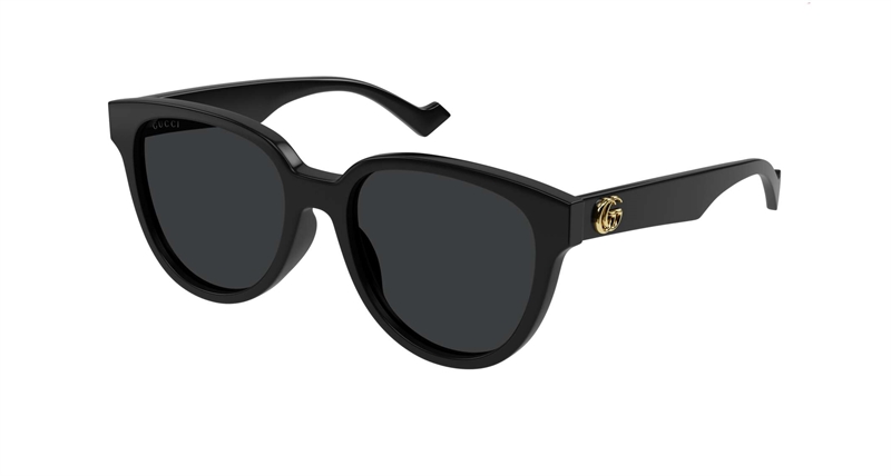 Gucci GG0960SA-002 Solbrille (Form: Rund - Farve: Sort)