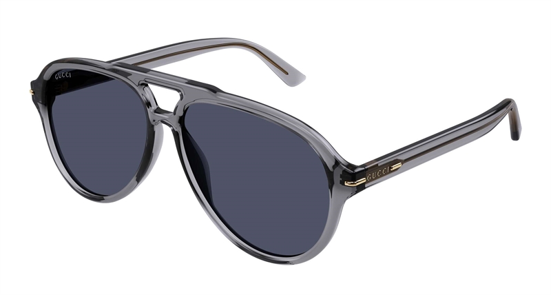 Gucci GG1443S-005 Solbrille (Form: Pilot - Farve: Grå)