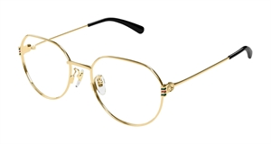 Gucci GG1675OK-001 Brillestel (Form: Rund - Farve: Guld)