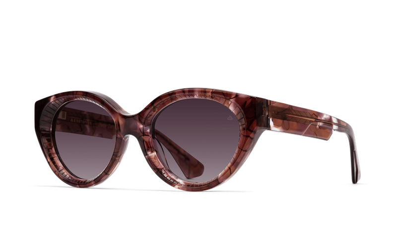 EINSTOFFEN Stylistin Solbrille (Form: Cat Eye - Farve: Lilla)
