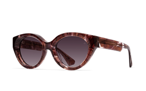 EINSTOFFEN Stylistin Solbrille (Form: Cat Eye - Farve: Lilla)
