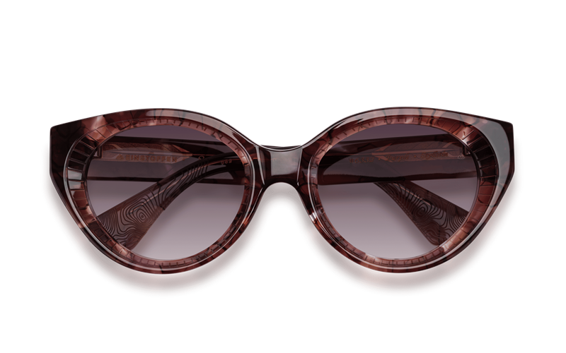 EINSTOFFEN Stylistin Solbrille (Form: Cat Eye - Farve: Lilla)