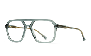 EINSTOFFEN Discotiger Brillestel (Form: Pilot - Farve: Transparent)