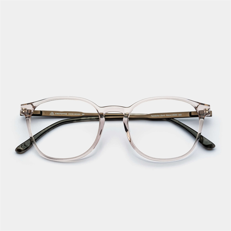 EINSTOFFEN Feinbäcker Brillestel (Form: Rund - Farve: Brun)