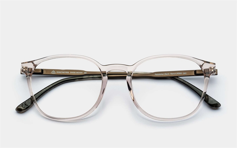 EINSTOFFEN Feinbäcker Brillestel (Form: Rund - Farve: Brun)