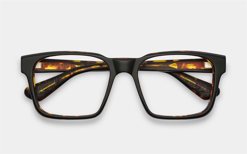 EINSTOFFEN Harzer Brillestel (Form: Cat Eye - Farve: Sort)