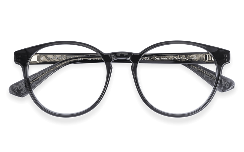 EINSTOFFEN Hütchenspieler Brillestel (Form: Rund - Farve: Blå)