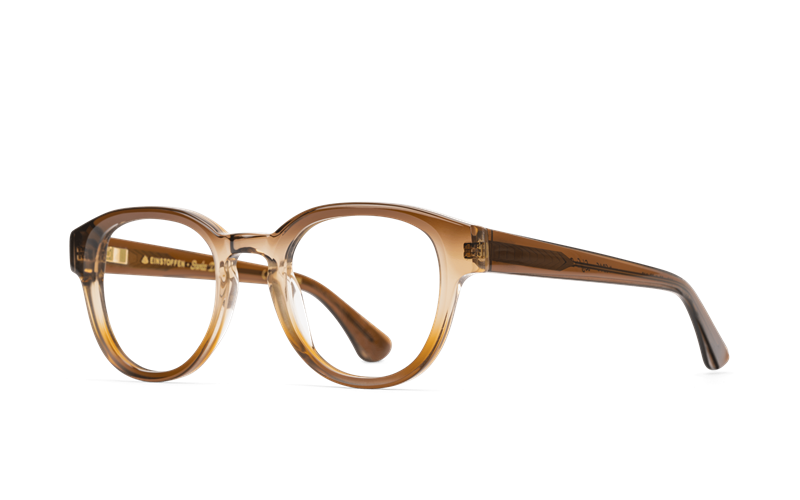 EINSTOFFEN Rockstar Brillestel (Form: Rund - Farve: Brun)