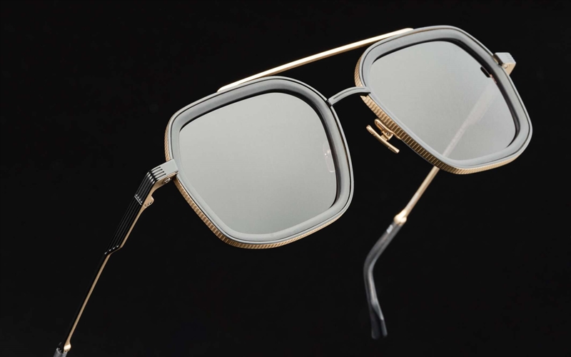 EINSTOFFEN Jogger Solbrille (Form: Pilot - Farve: Sort)