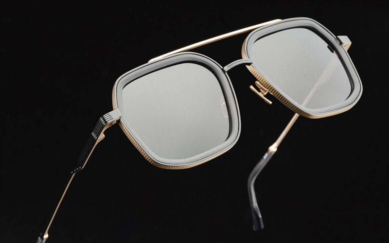 EINSTOFFEN Jogger Solbrille (Form: Pilot - Farve: Sort)