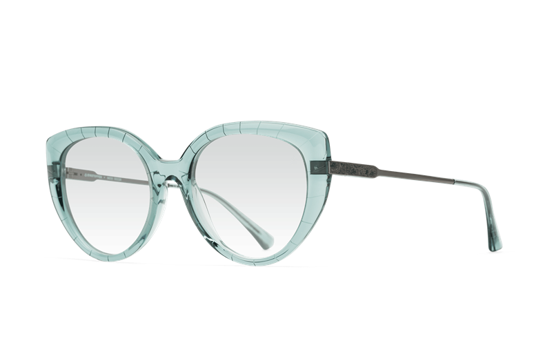 EINSTOFFEN La Dame De Coeur Brillestel (Form: Cat Eye - Farve: Grøn)