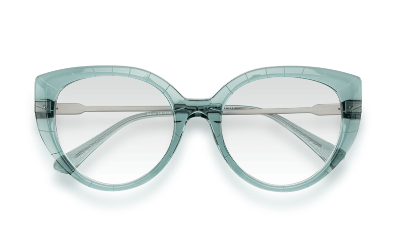 EINSTOFFEN La Dame De Coeur Brillestel (Form: Cat Eye - Farve: Grøn)