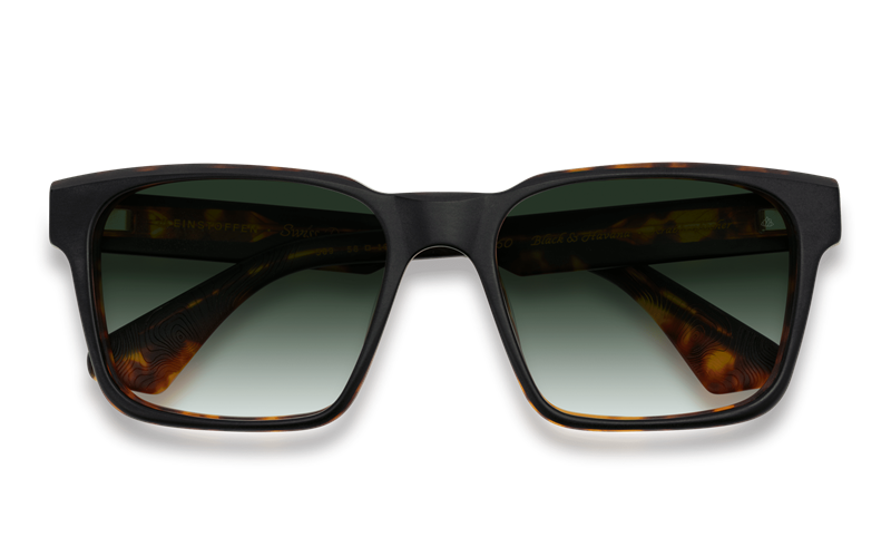 EINSTOFFEN Krabbenfischer Solbrille (Form: Firkantet - Farve: Sort)