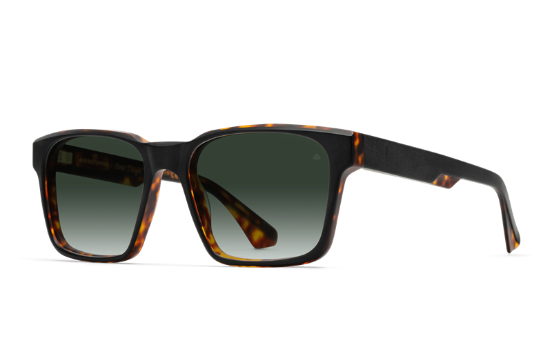 EINSTOFFEN Krabbenfischer Solbrille (Form: Firkantet - Farve: Sort)