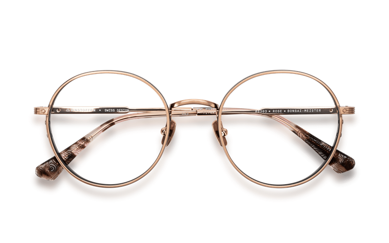 EINSTOFFEN Bonsai-Meister Brillestel (Form: Rund - Farve: Pink)