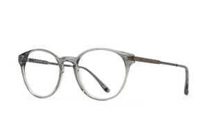 EINSTOFFEN Hutmacher Brillestel (Form: Rund - Farve: Transparent)