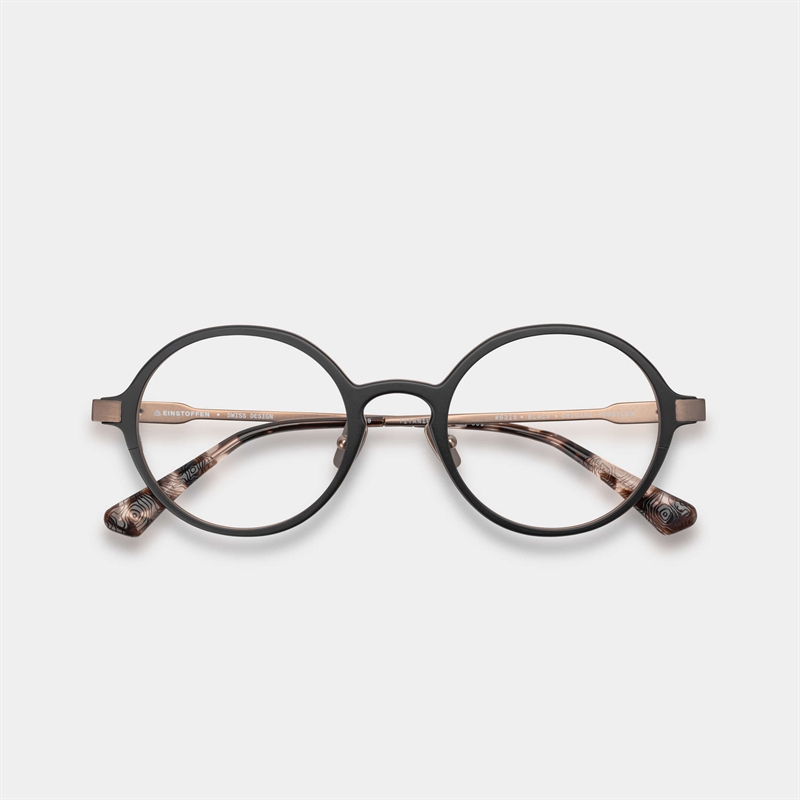 EINSTOFFEN Origami-Künstler Brillestel (Form: Rund - Farve: Sort)