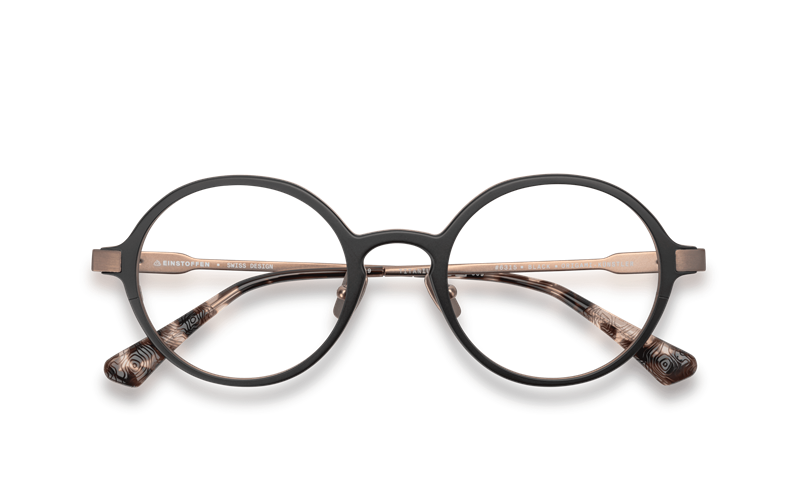 EINSTOFFEN Origami-Künstler Brillestel (Form: Rund - Farve: Sort)