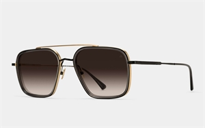 EINSTOFFEN Sonnenherrscher Solbrille (Form: Firkantet - Farve: Sort)