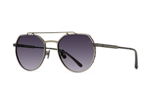EINSTOFFEN Metallbauer Solbrille (Form: Pilot - Farve: Sølv)