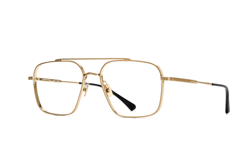 EINSTOFFEN Räuchermeister Brillestel (Form: Pilot - Farve: Guld)