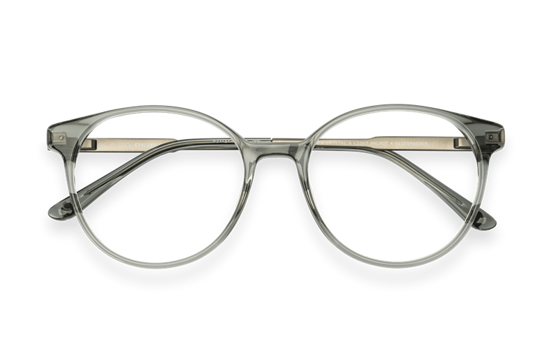 EINSTOFFEN Regenmacher Brillestel (Form: Rund - Farve: Transparent)