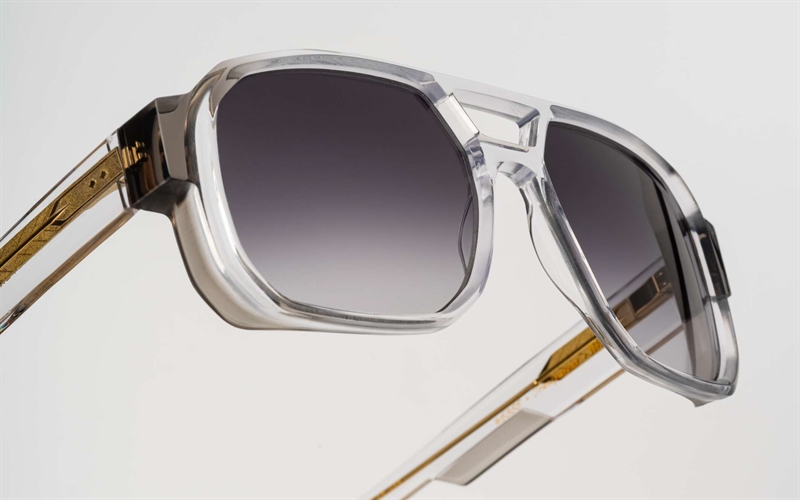 EINSTOFFEN Wrestler Solbrille (Form: Firkantet - Farve: Transparent)
