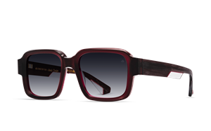 EINSTOFFEN Giftmelker Solbrille (Form: Firkantet - Farve: Rød)