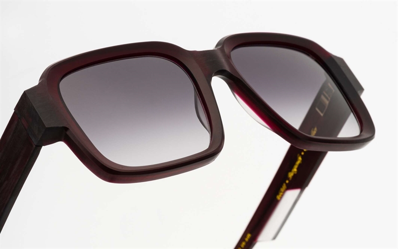 EINSTOFFEN Giftmelker Solbrille (Form: Firkantet - Farve: Rød)