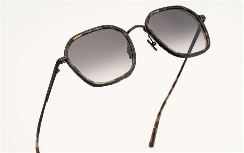 EINSTOFFEN Sonnenkönig Solbrille (Form: Firkantet - Farve: Sort)