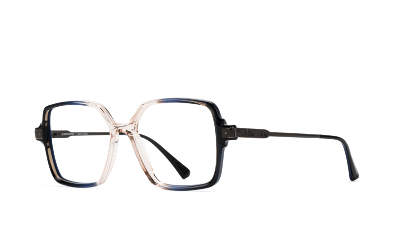 EINSTOFFEN Kunsthistorikerin Brillestel (Form: Firkantet - Farve: Brun)