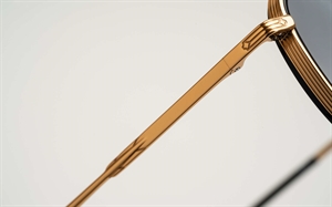 EINSTOFFEN Schattenmeister Solbrille (Form: Rund - Farve: Guld)