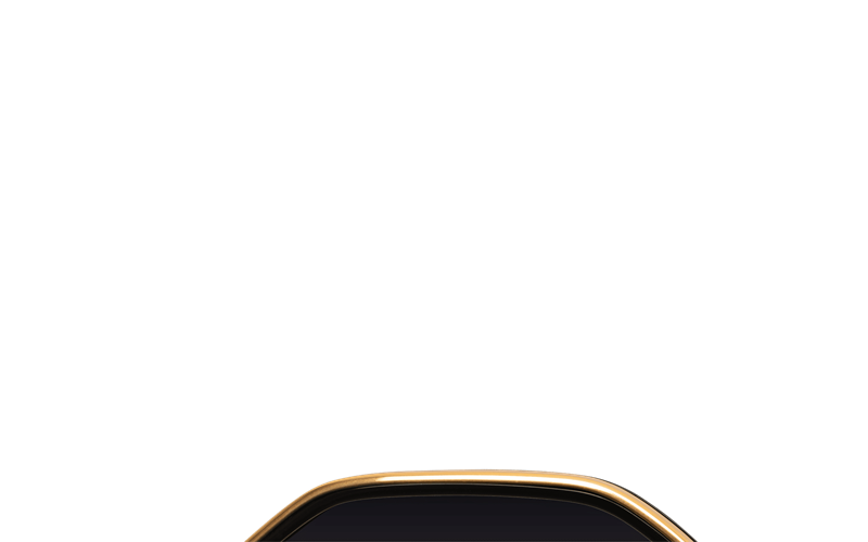 EINSTOFFEN Schattenmeister Solbrille (Form: Rund - Farve: Guld)