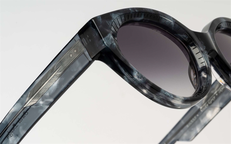 EINSTOFFEN Stylistin Solbrille (Form: Cat Eye - Farve: Grå)