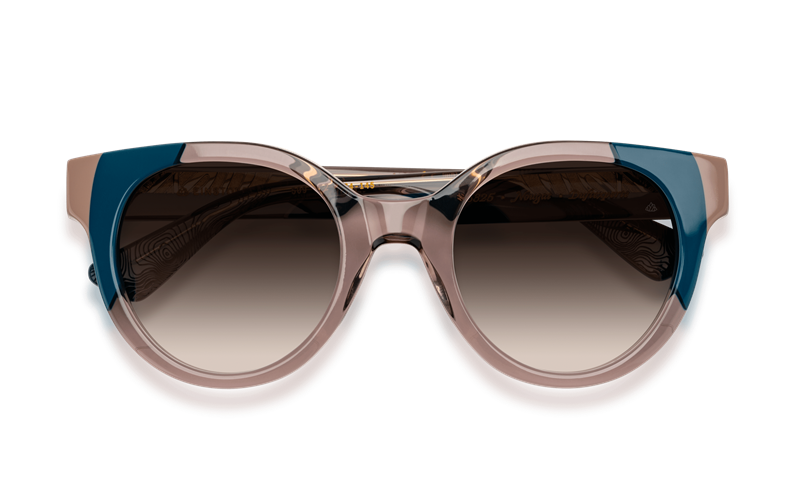 EINSTOFFEN Duftexperte Solbrille (Form: Rund - Farve: Brun)